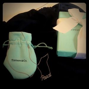 Tiffany and Co. Peace necklace